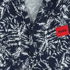 Boys Navy Blue Pine Tree Shirt, 1, hi-res