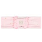 Baby Girls Pink Ruffled Headband, 2, hi-res