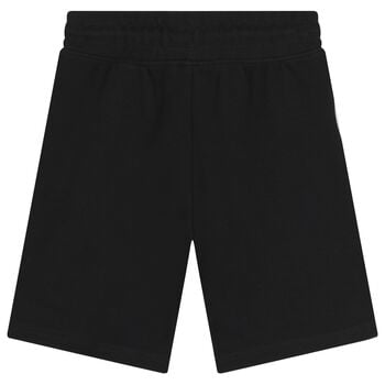 Boys Black Logo Shorts