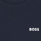 Boys Blue & Navy Blue Logo T-Shirts (2 Pack), 5, hi-res