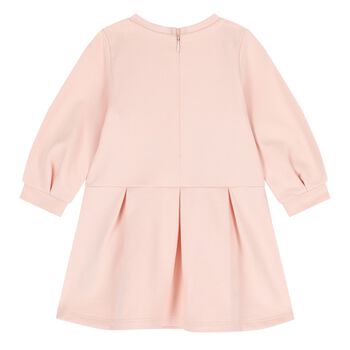 Younger Girls Pink Logo Dress