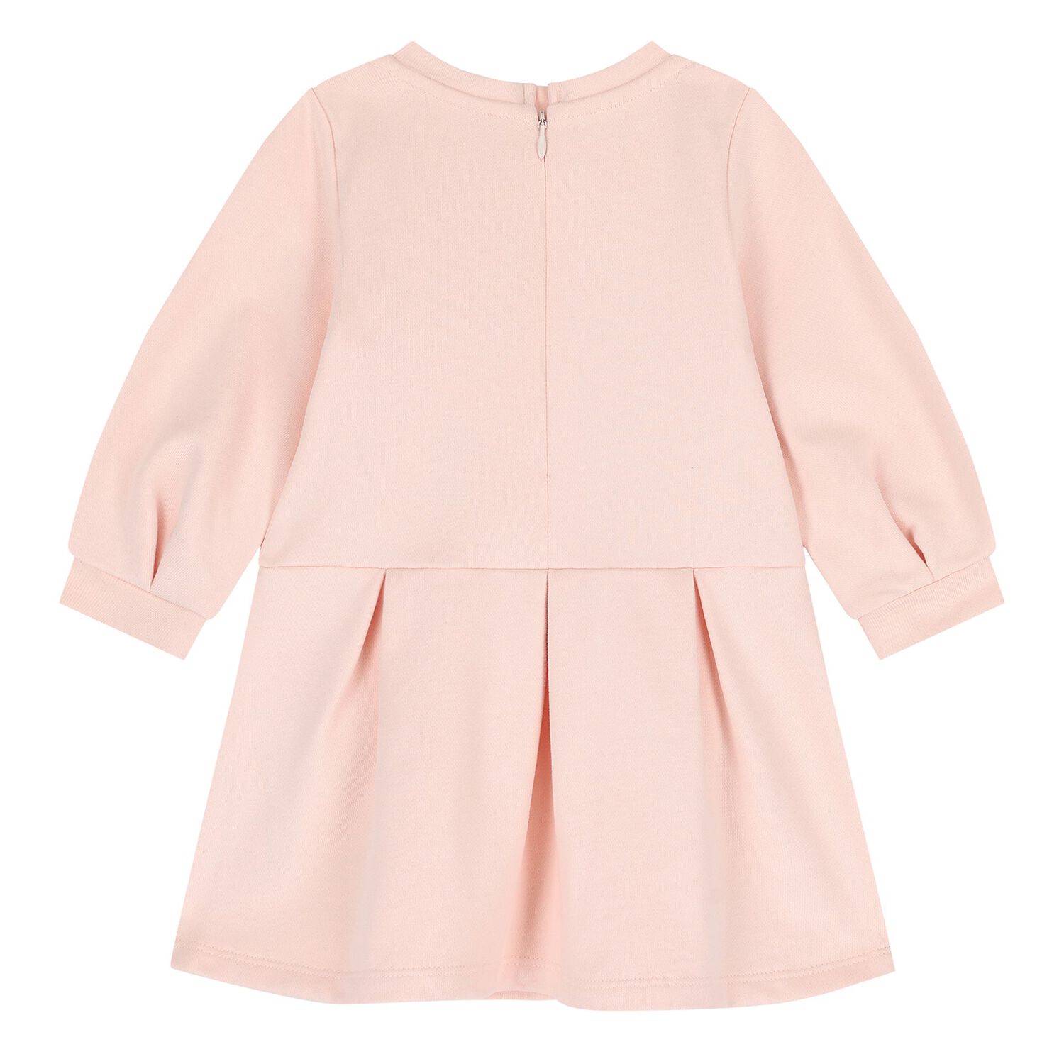 Younger Girls Pink Logo Dress, 1, hi-res image number null