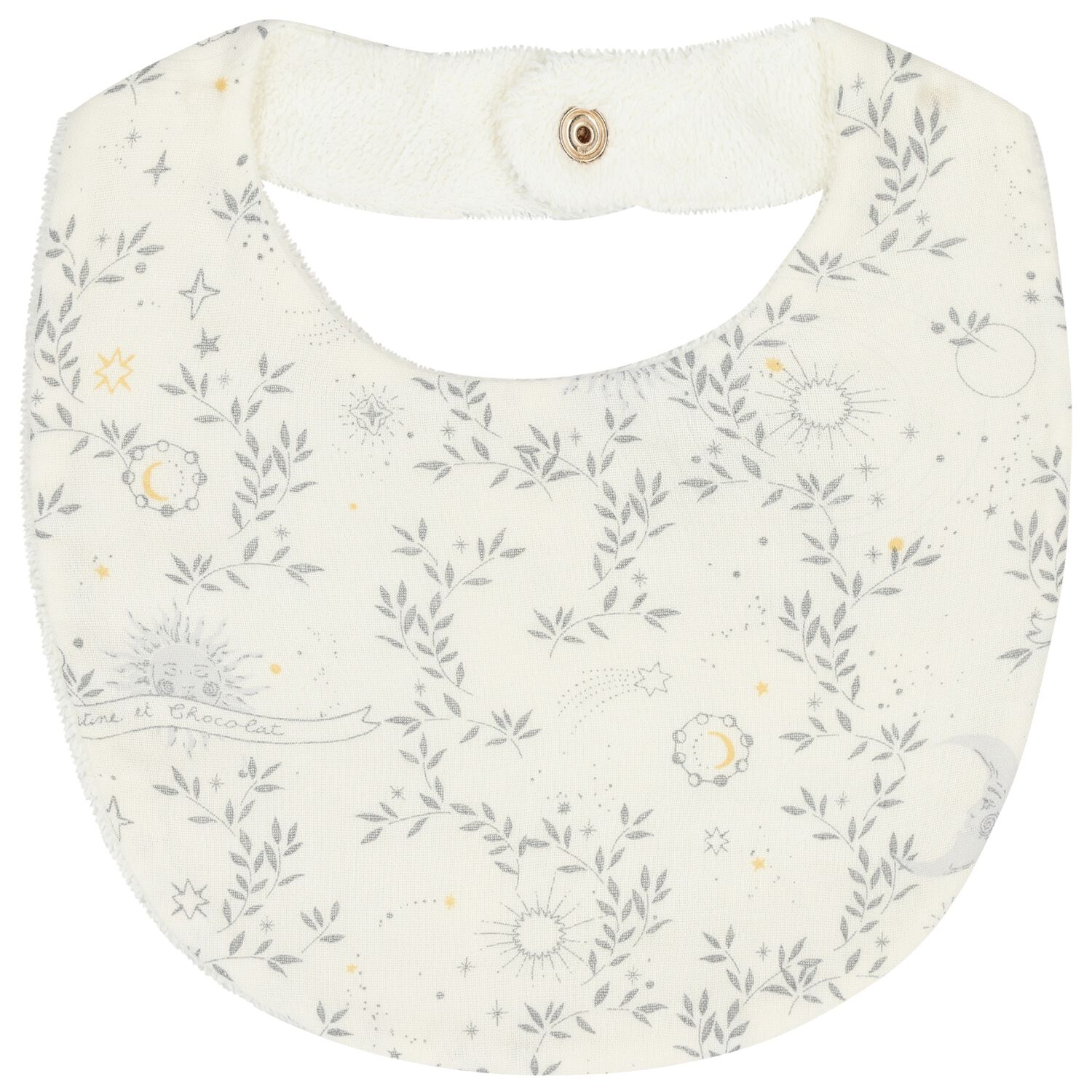 Ivory R&ecirc;ve &eacute;toil&eacute; Baby Bib, 1, hi-res