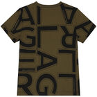 Boys Green Logo T-Shirt, 1, hi-res