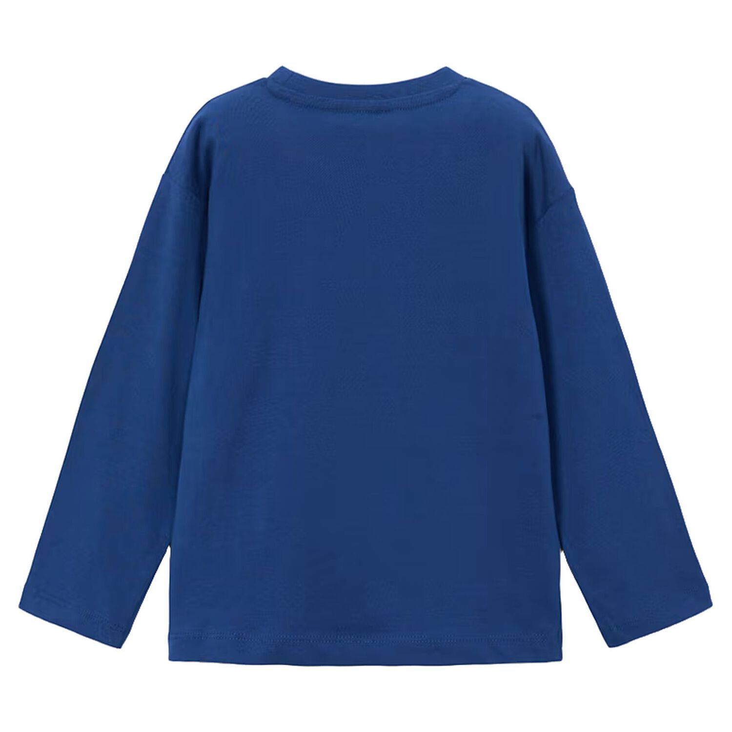 Boys Blue Robot Long Sleeve Top, 2, hi-res