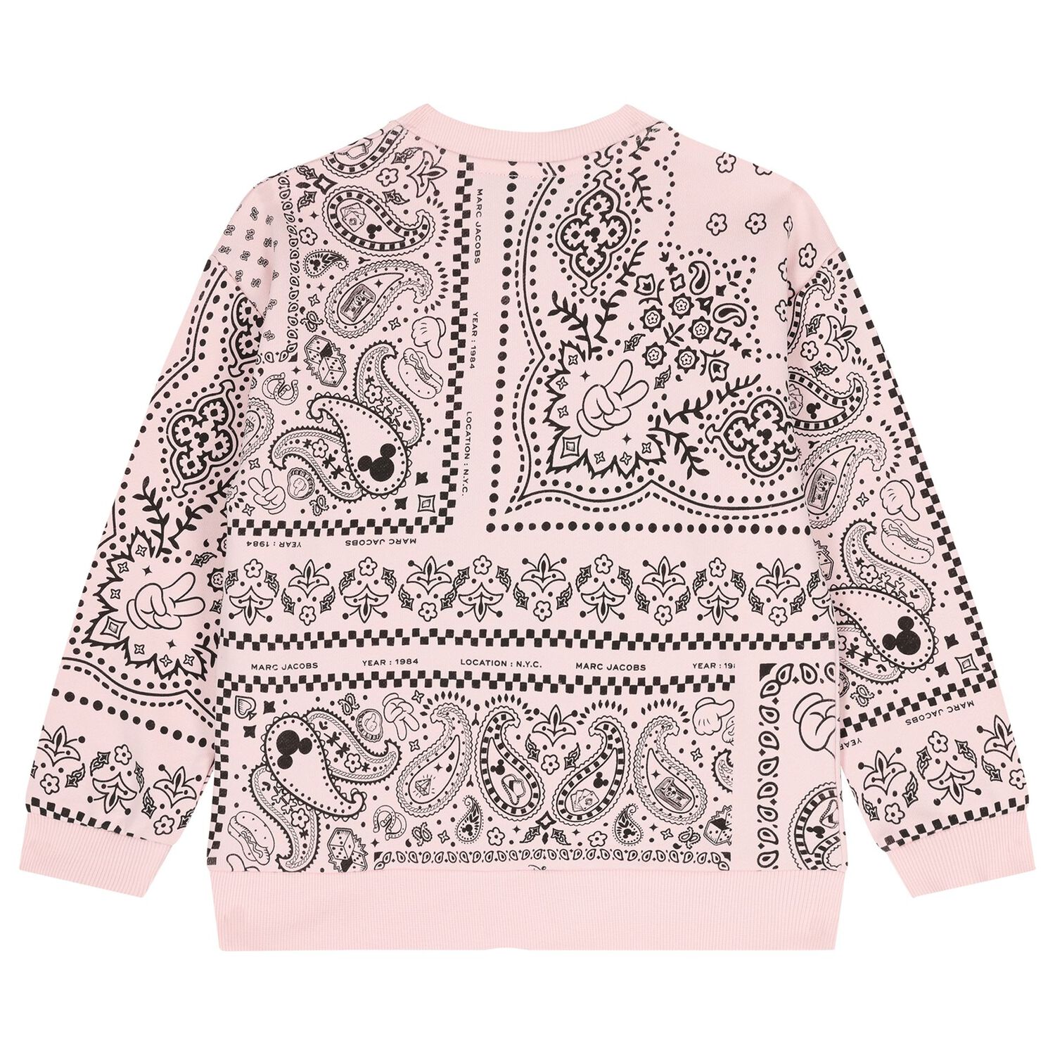 Girls Pink Disney Sweatshirt, 1, hi-res