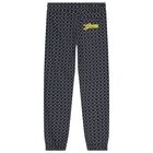 Boys Navy Blue Logo Joggers, 1, hi-res