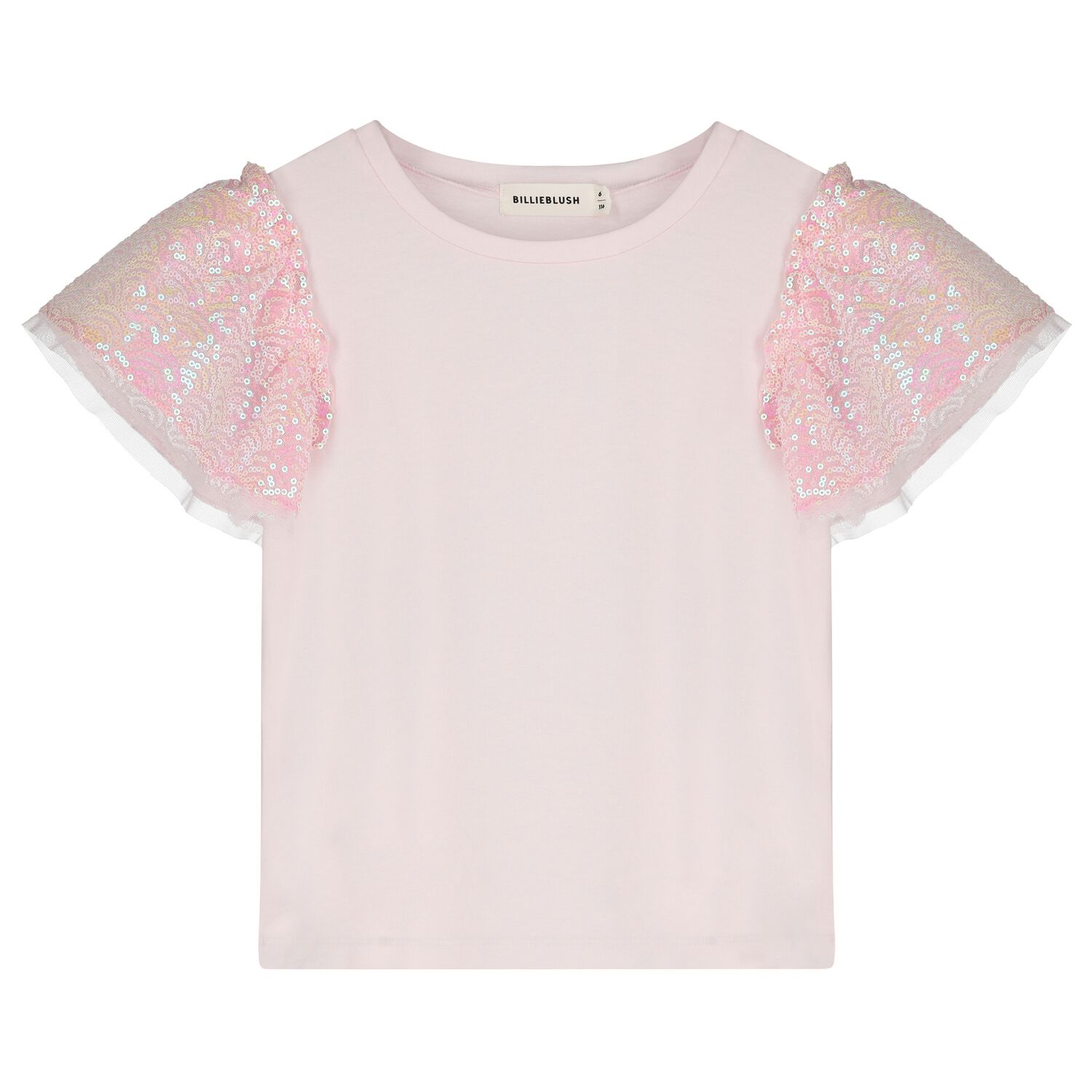 Girls Pink Embellished T-Shirt, 1, hi-res