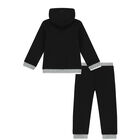 Black Teddy Bear Logo Tracksuit, 2, hi-res