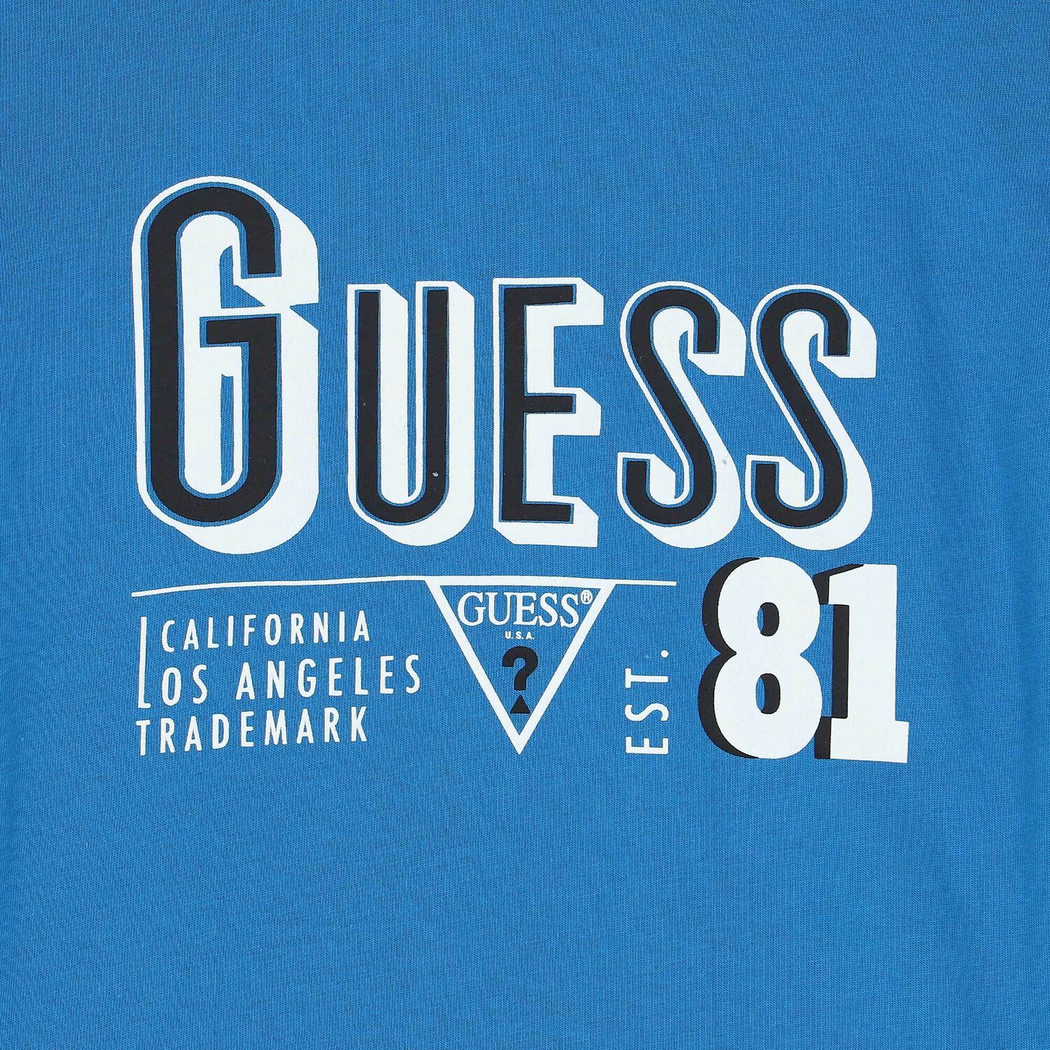 Boys Blue Logo T-Shirt, 3, hi-res