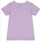 Baby Girls Purple & Blue Logo Trousers Set, 1, hi-res