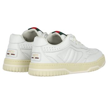White Web Striped Trainers