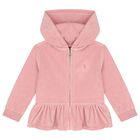 Baby Girls Pink Logo Tracksuit, 1, hi-res
