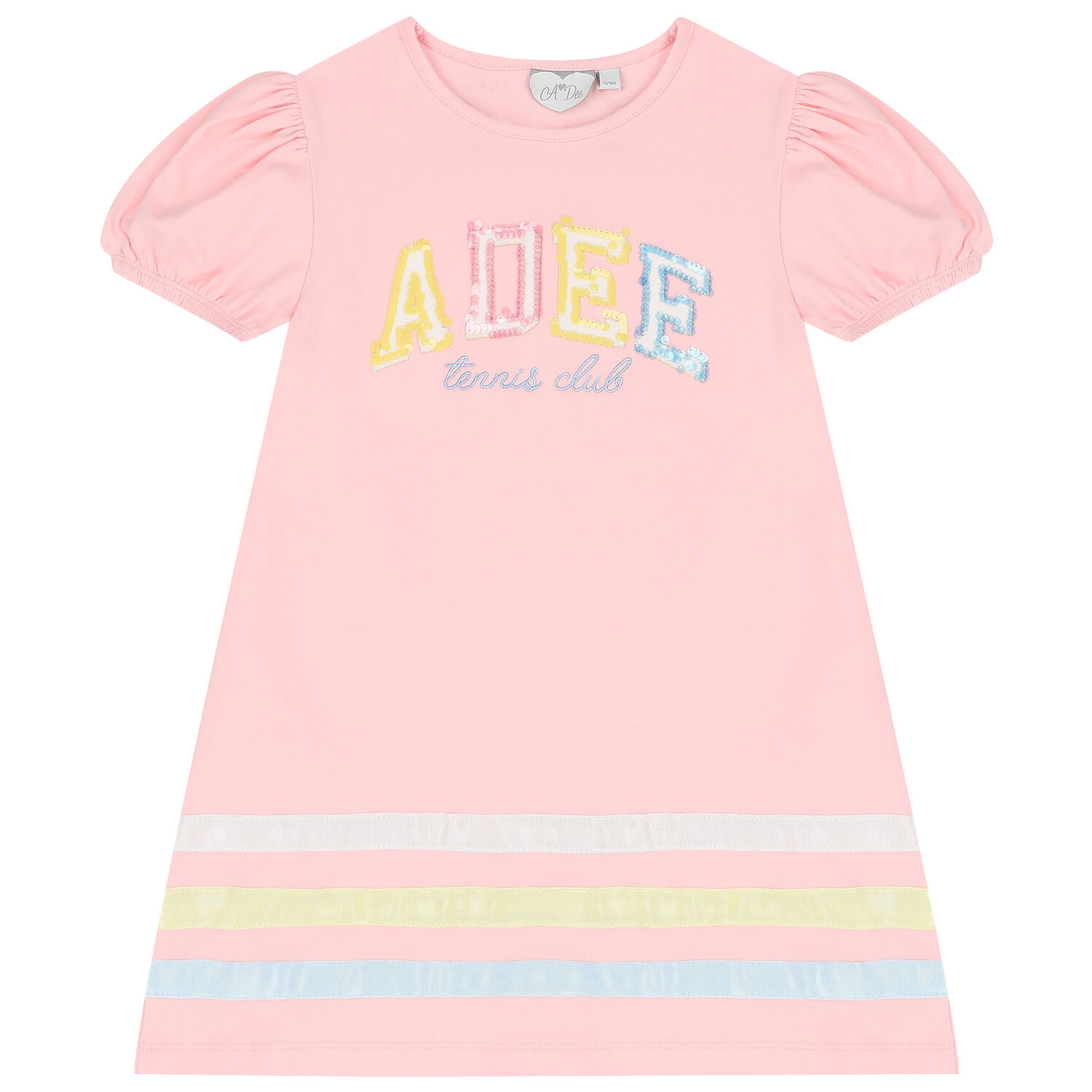 Girls Pink Sequin Dress, 1, hi-res image number null