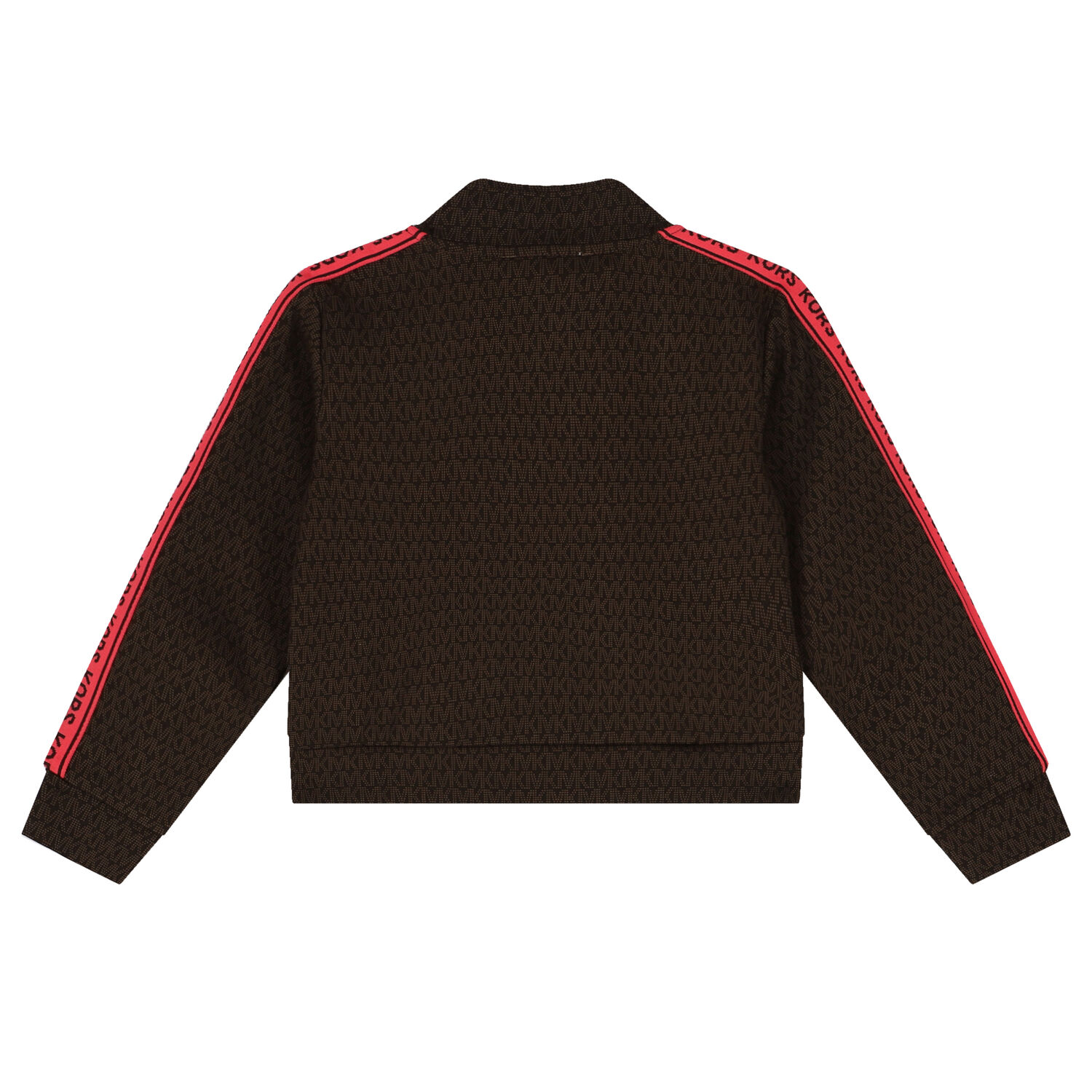 Girls Brown Logo Zip Up Top, 1, hi-res image number null