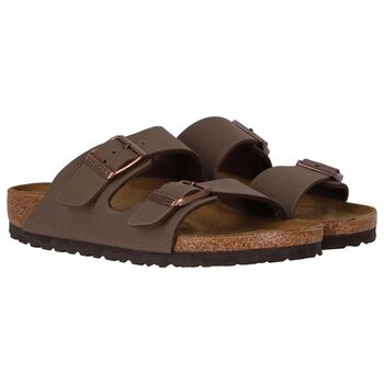 Brown Buckled Sandals