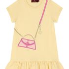 Girls Yellow & Pink Bag Dress, 1, hi-res