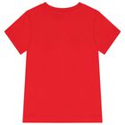 Red Teddy Bear Logo T-Shirt, 3, hi-res