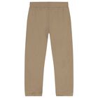 Boys Beige Logo Tracksuit , 1, hi-res