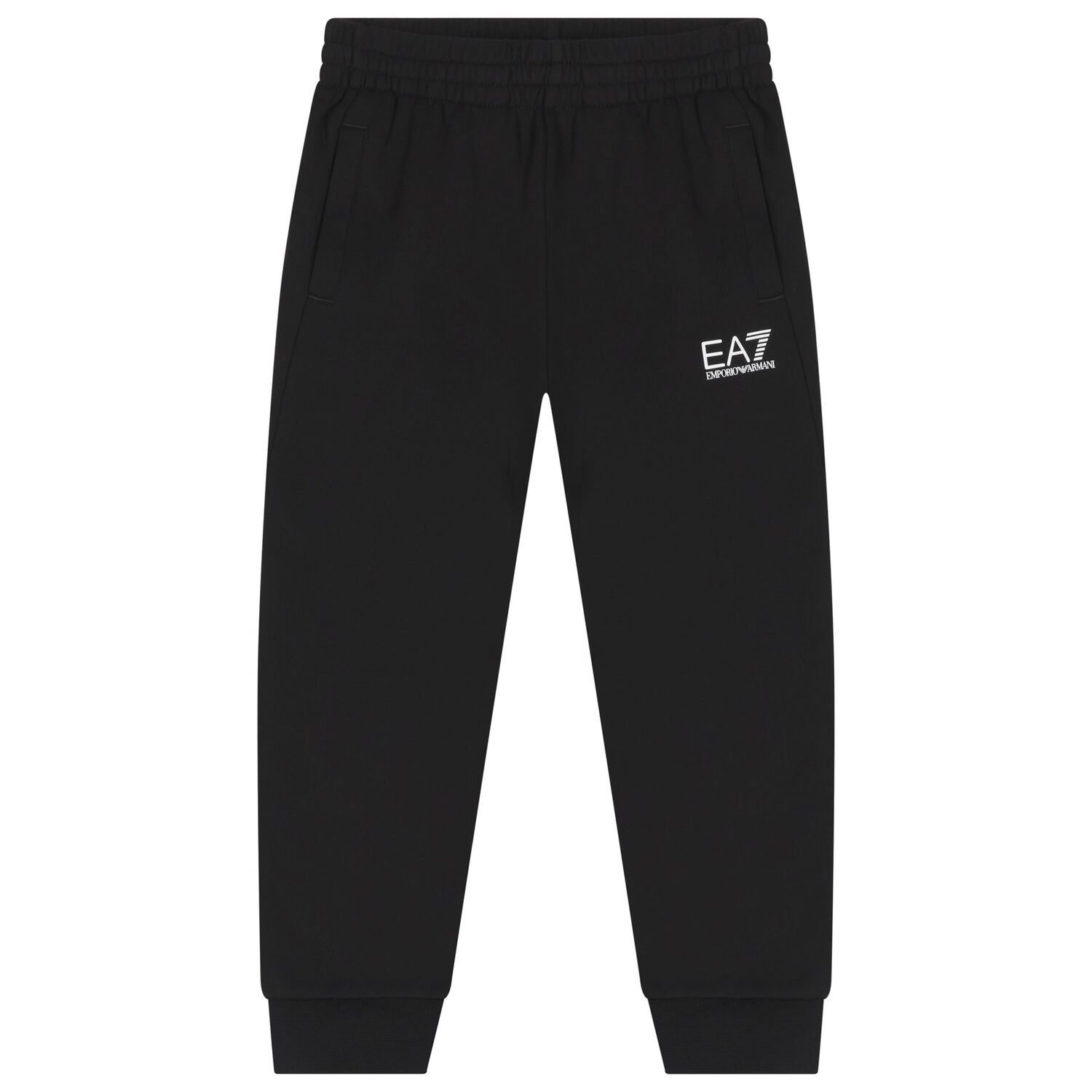 Boys Black Logo Tracksuit, 3, hi-res