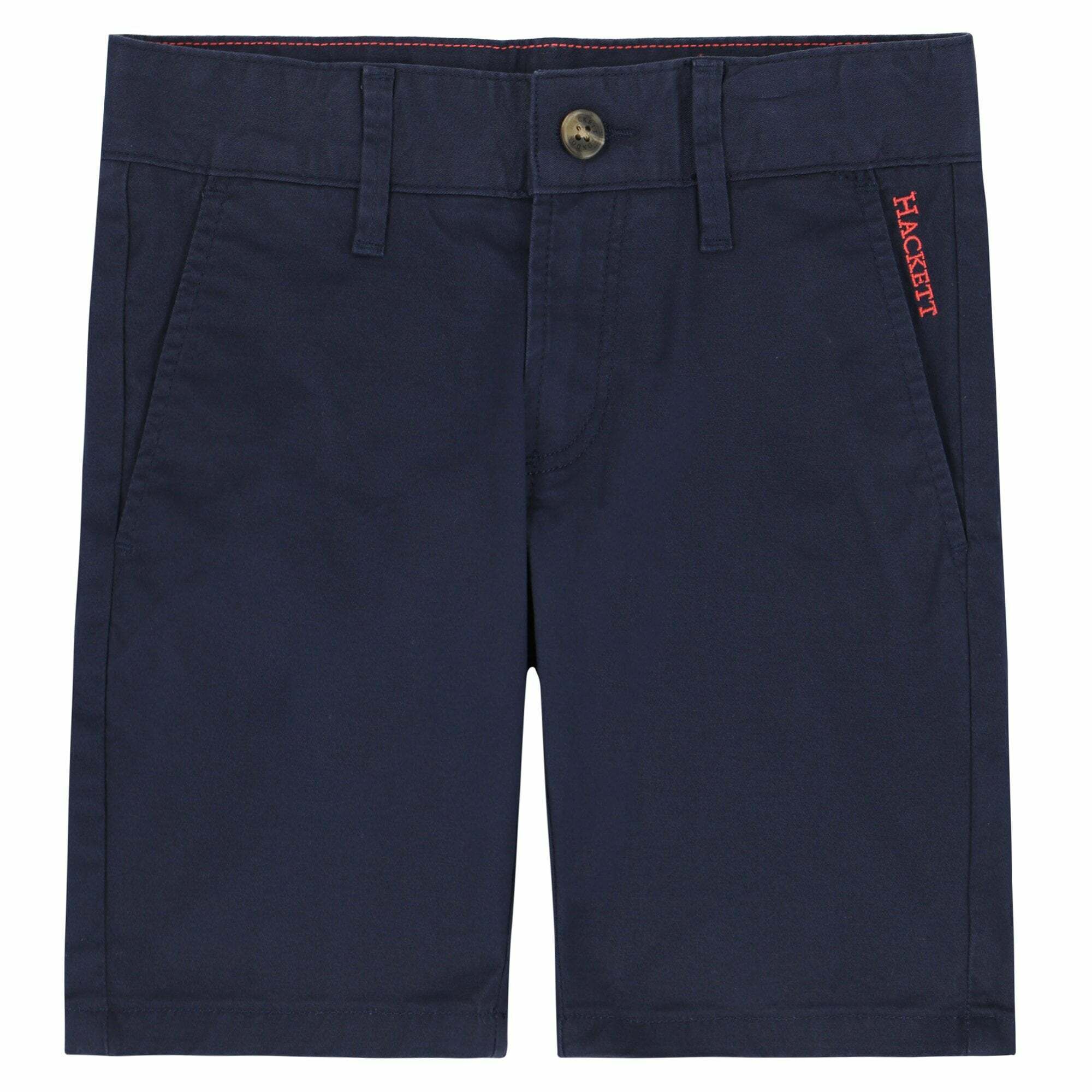 Kids navy chino shorts on sale