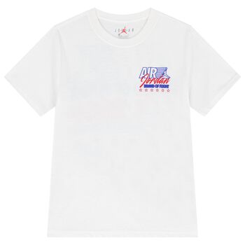 Boys White Jordan Logo T-Shirt