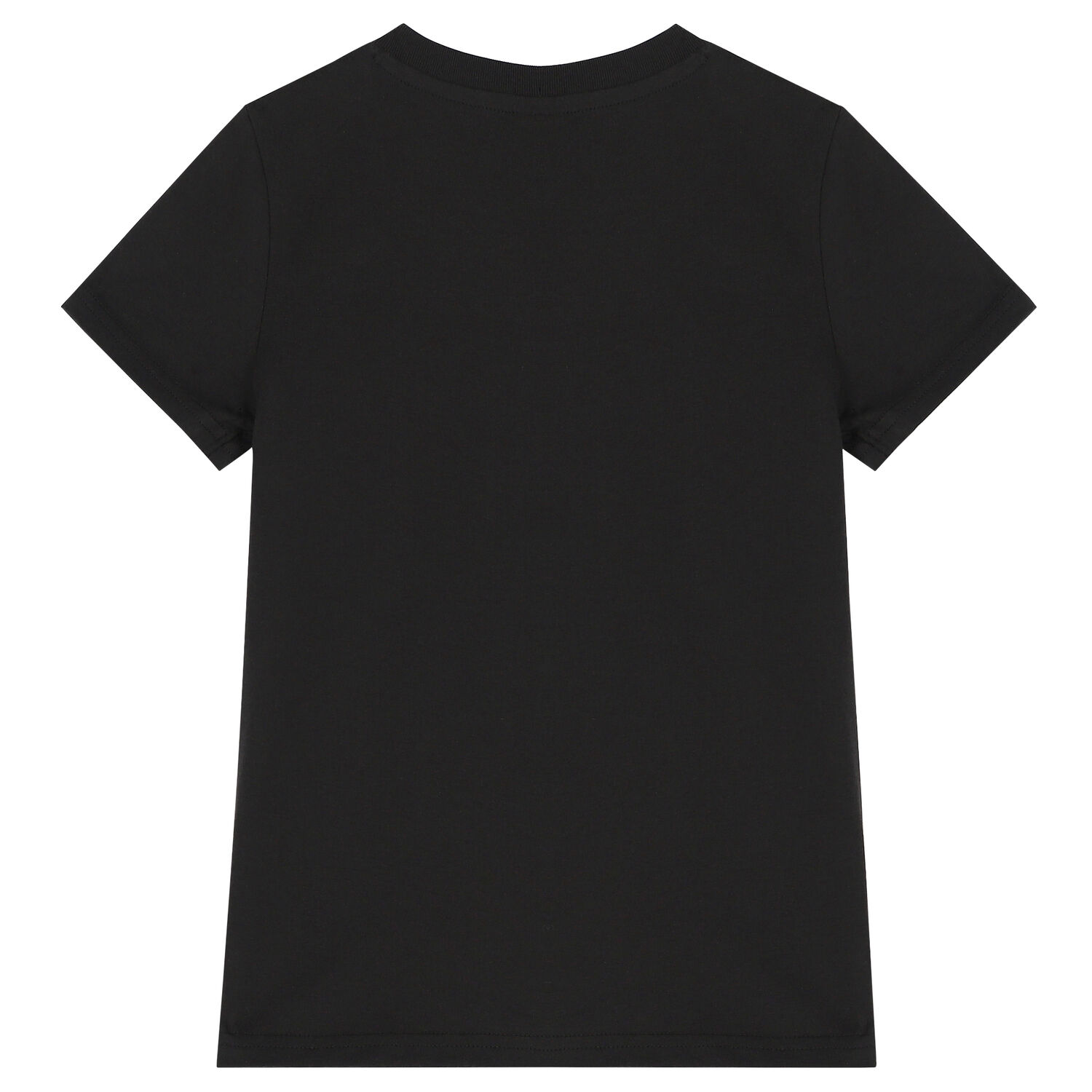 Girls Black Logo T-Shirt, 1, hi-res