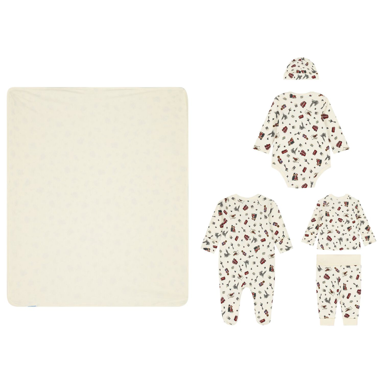 Ivory London Themed Babygrow Gift Set, 1, hi-res