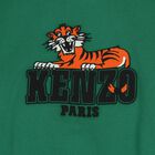 Boys Green Tiger Logo Sweatshirt, 1, hi-res