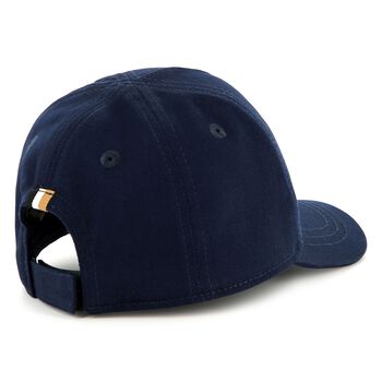 Boys Navy Blue Logo Cap