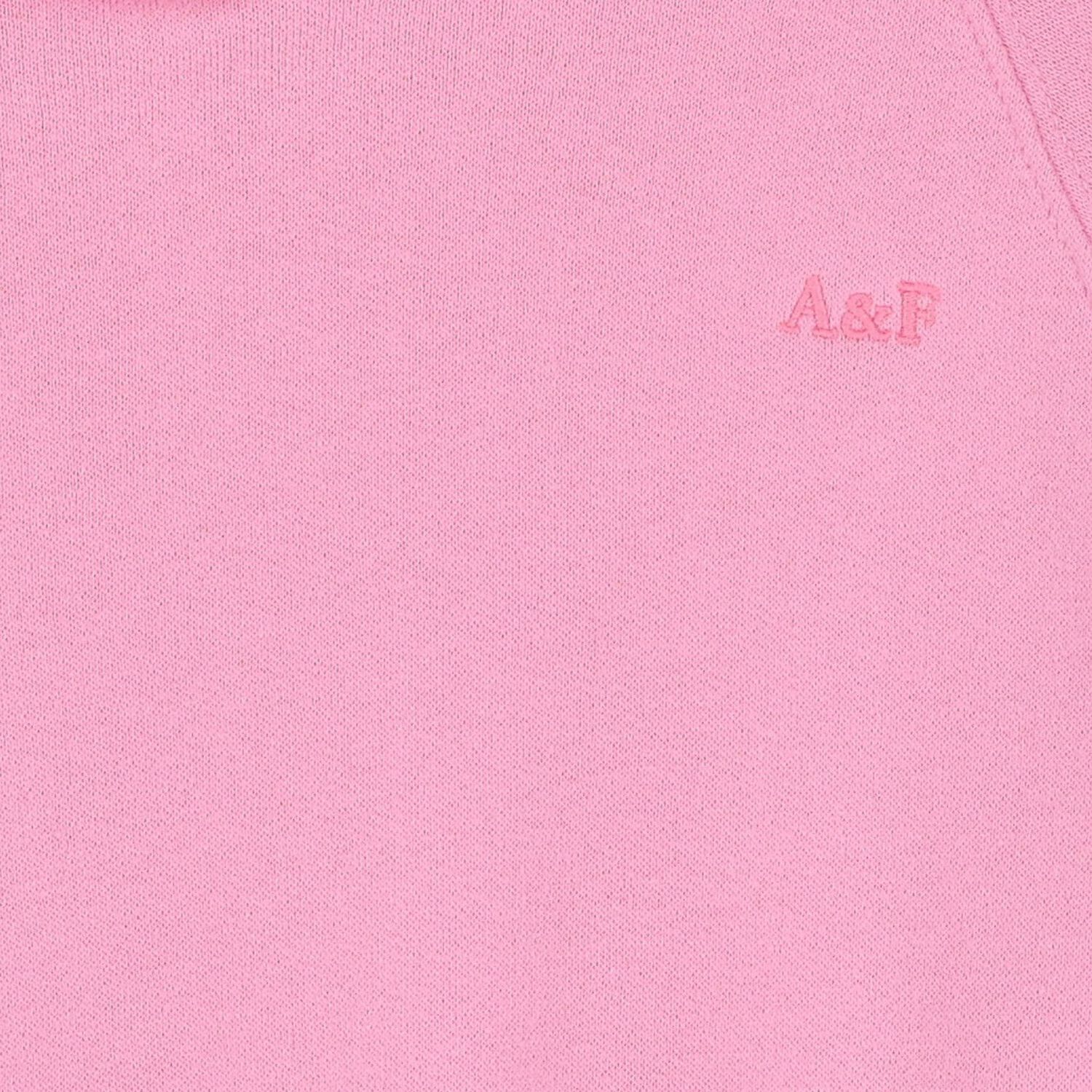 Girls Pink Logo Hooded Top, 1, hi-res