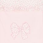 Baby Girls Pink Floral Bow Nest, 1, hi-res
