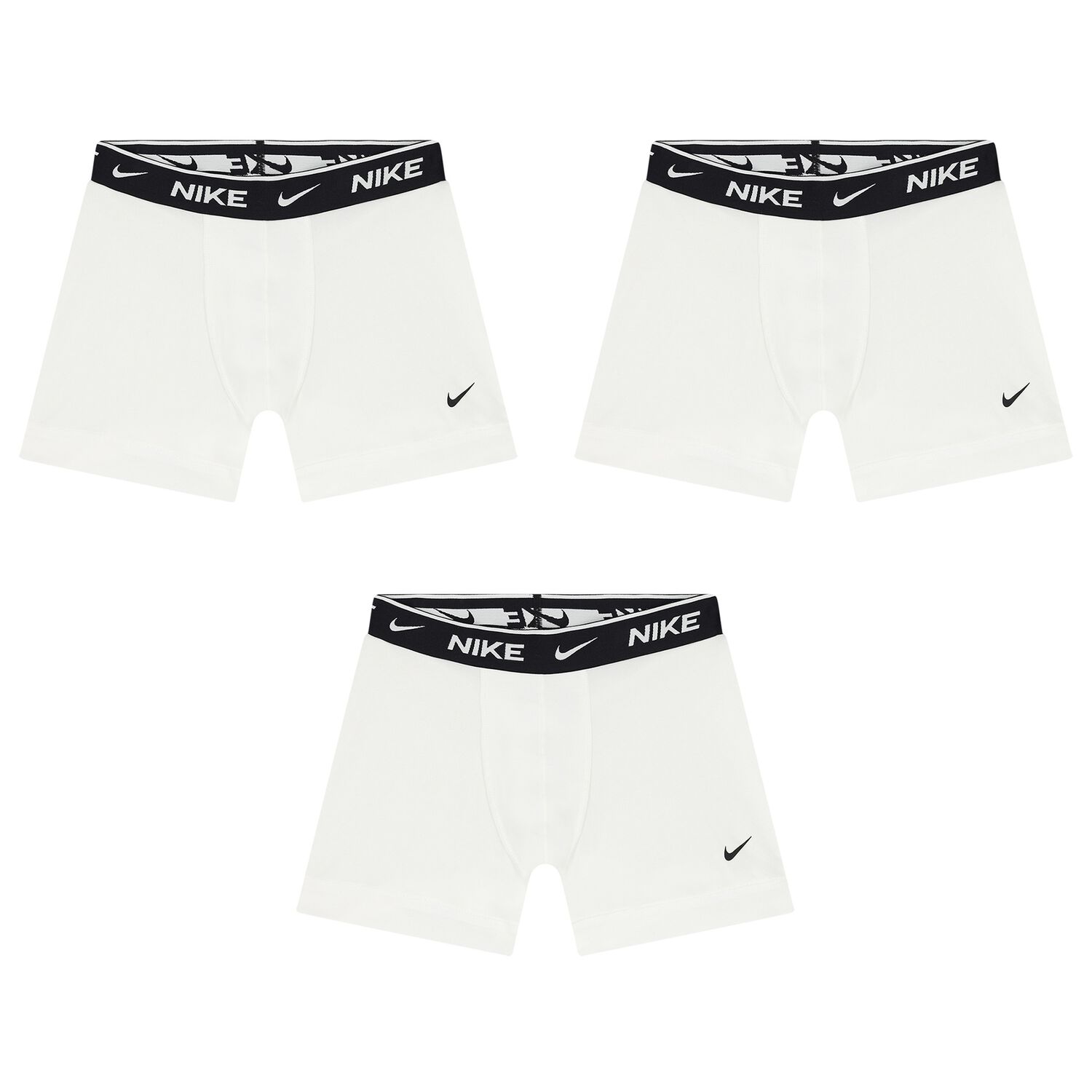 Boys White Boxer Shorts ( 3-Pack ), 2, hi-res