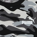 Boys Grey Camouflaged Logo T-Shirt, 1, hi-res