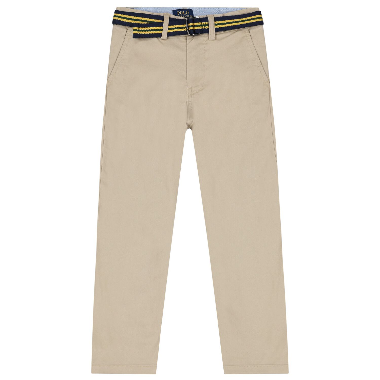 Boys Beige Logo Trousers, 1, hi-res image number null