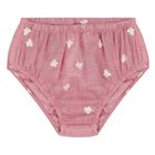 Baby Girls Red Floral Embroidered Dress Set, 2, hi-res