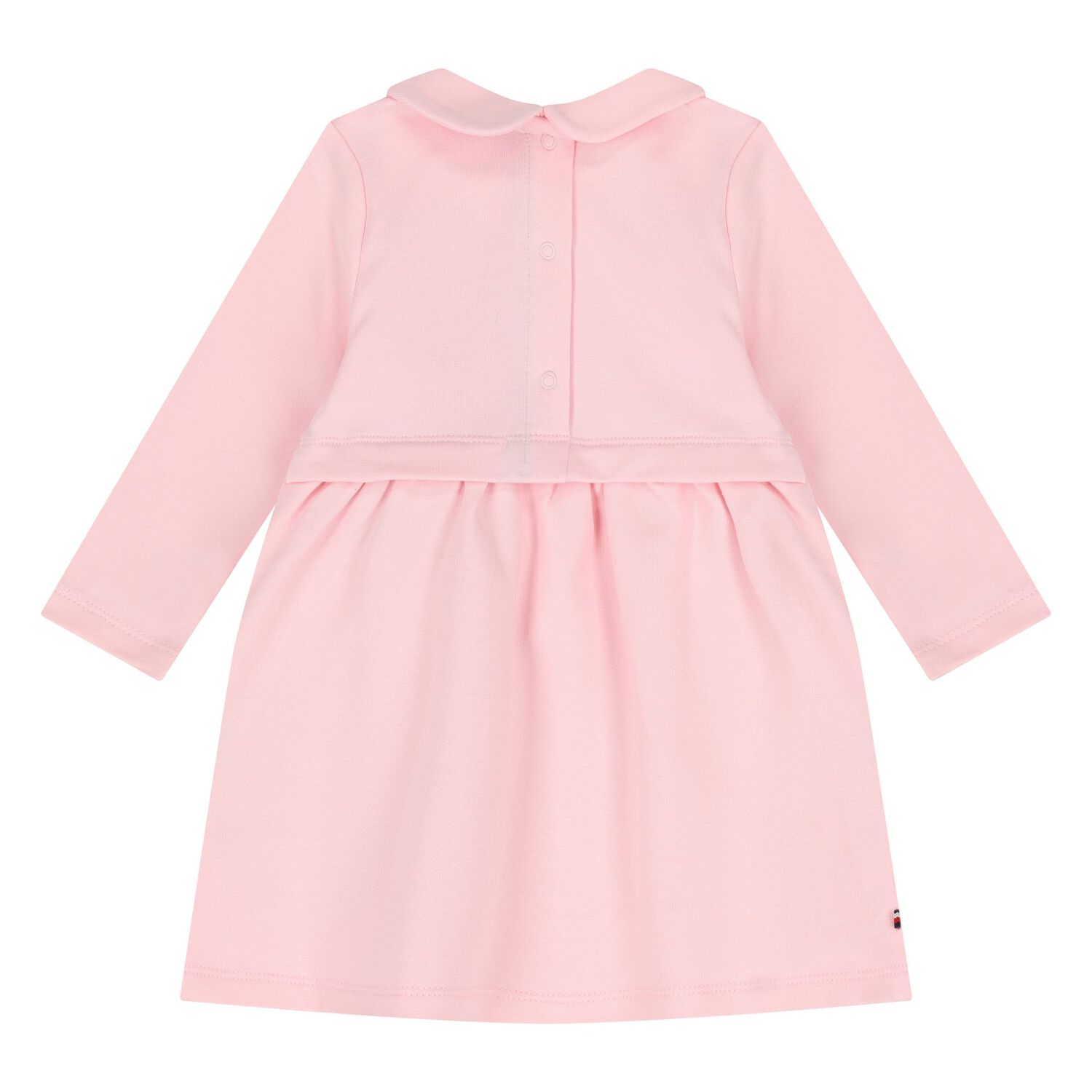 Younger Girls Pink Logo Dress, 3, hi-res