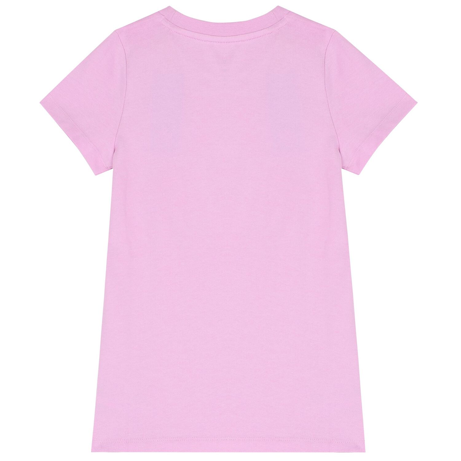 Girls Pink Trefoil Logo T-Shirt Dress, 1, hi-res image number null