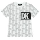 White & Black Logo T-Shirt, 1, hi-res
