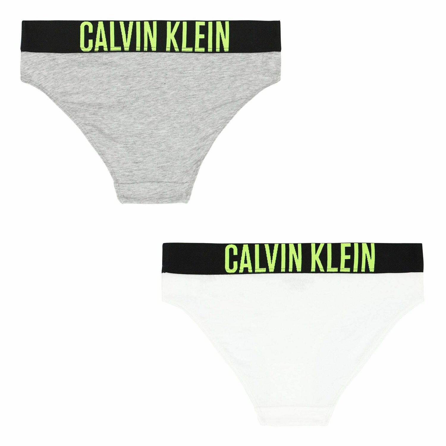 Girls White & Grey Bikini Brief (2 Pack), 1, hi-res image number null