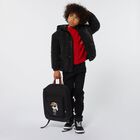 Boys Black Ikonik Backpack, 1, hi-res