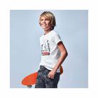 Boys Grey Palm Tree Shorts, 1, hi-res