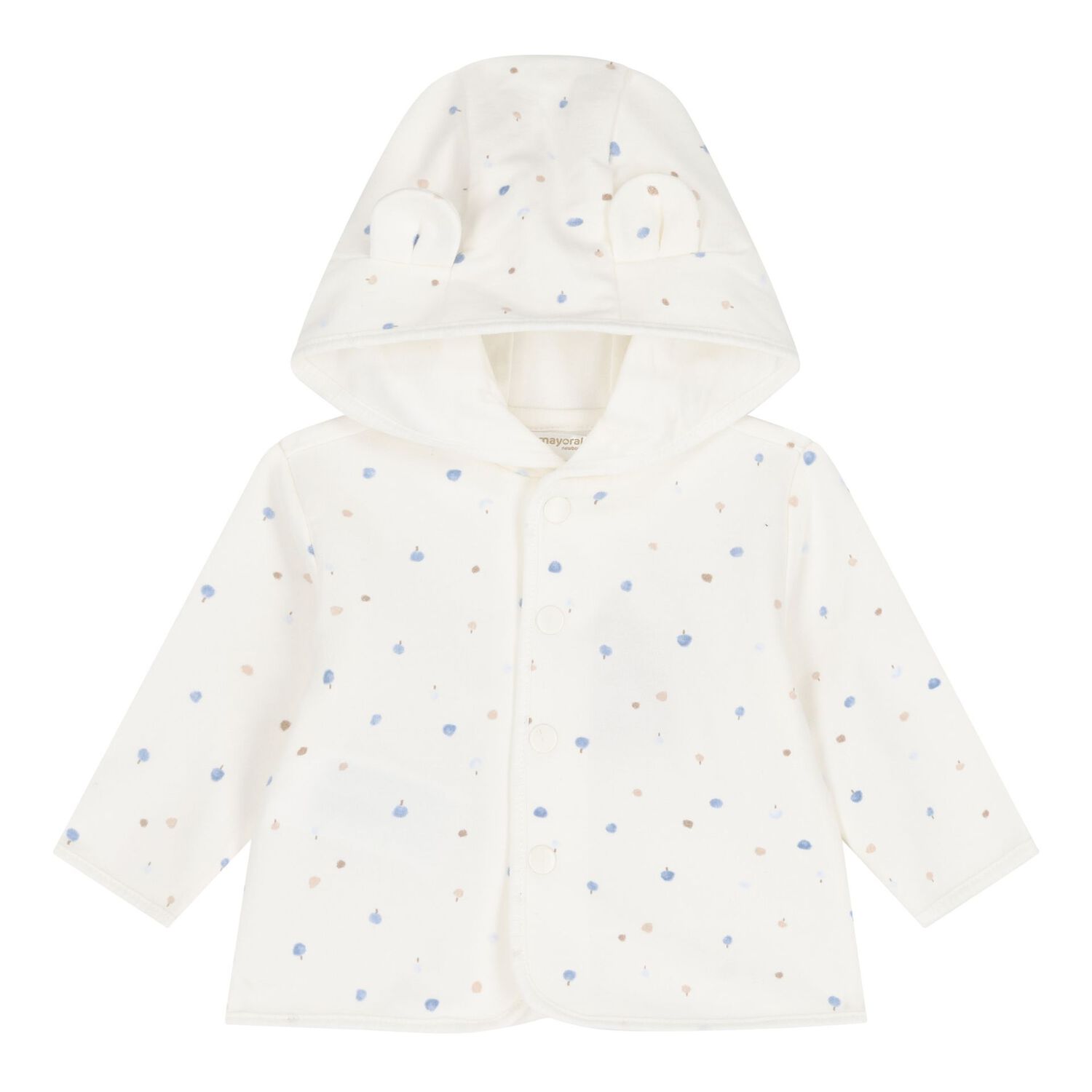 Baby Boys Ivory & Blue 3 Piece Tracksuit, 3, hi-res