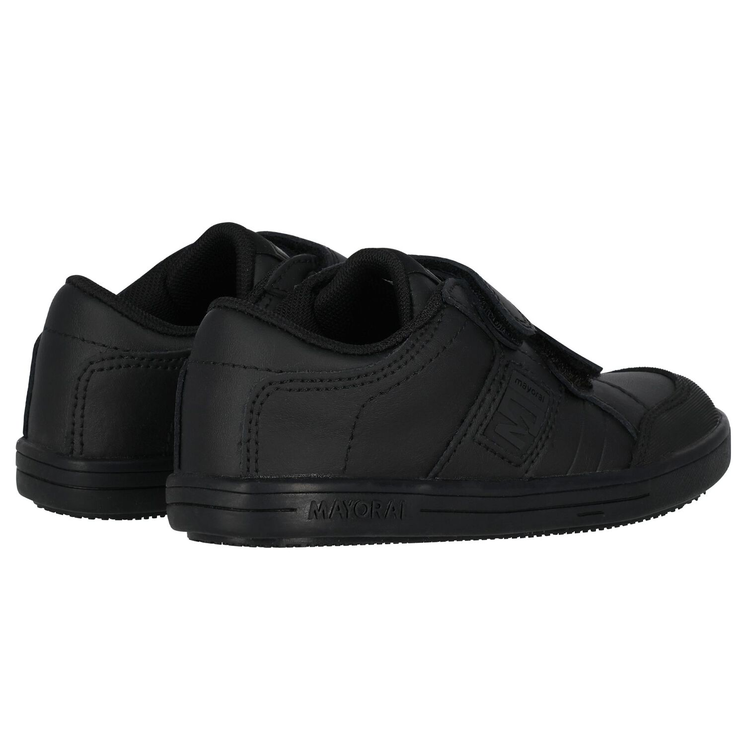 Boys Black Logo Trainers, 1, hi-res image number null