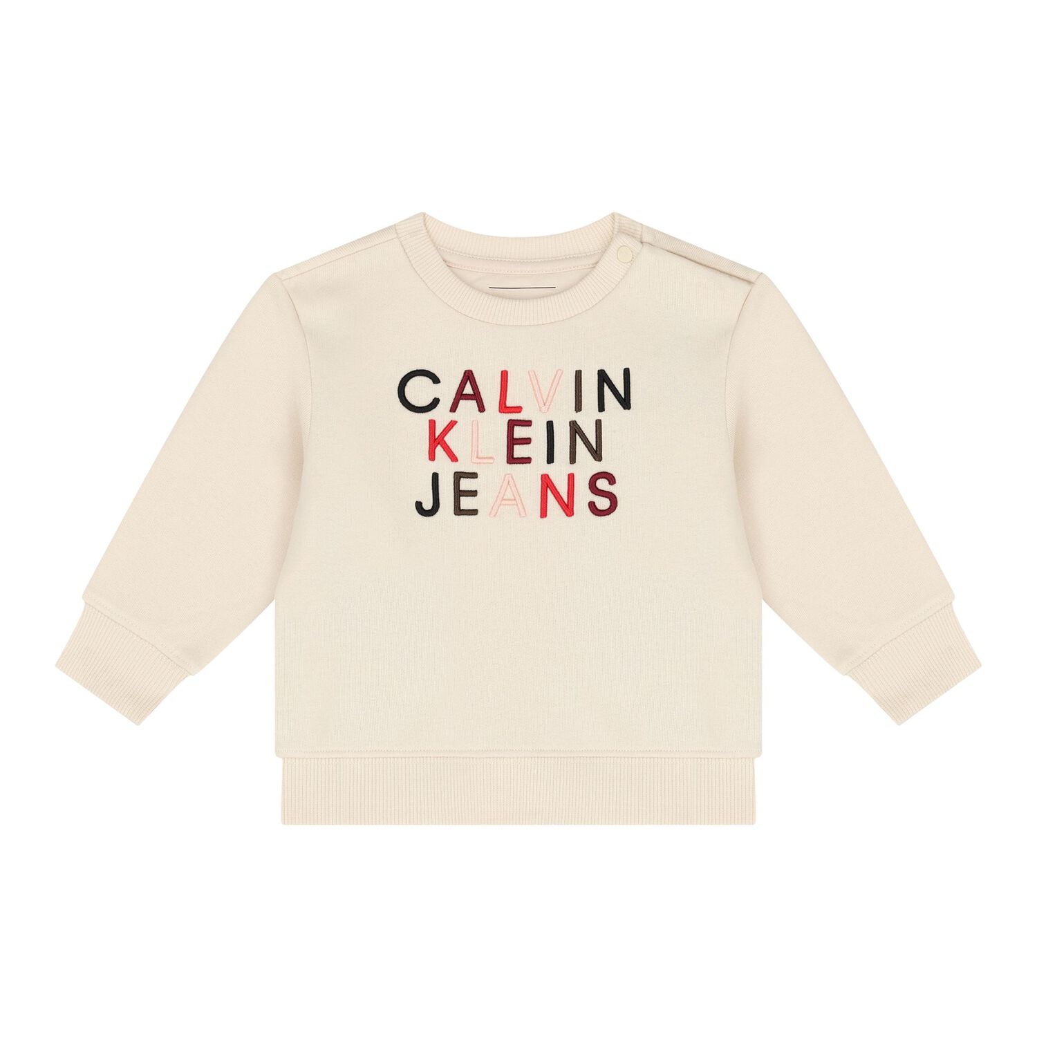 Baby Girls Beige Logo Tracksuit, 1, hi-res