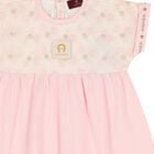 Girls Pink Embroidered Dress, 2, hi-res
