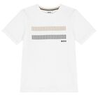 Boys White Logo T-Shirt, 2, hi-res