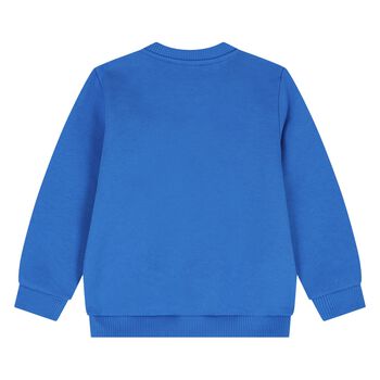 Younger Blue Teddy Bear Logo Sweatshirt