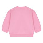 Younger Girls Pink Boke Flower Tracksuit, 1, hi-res