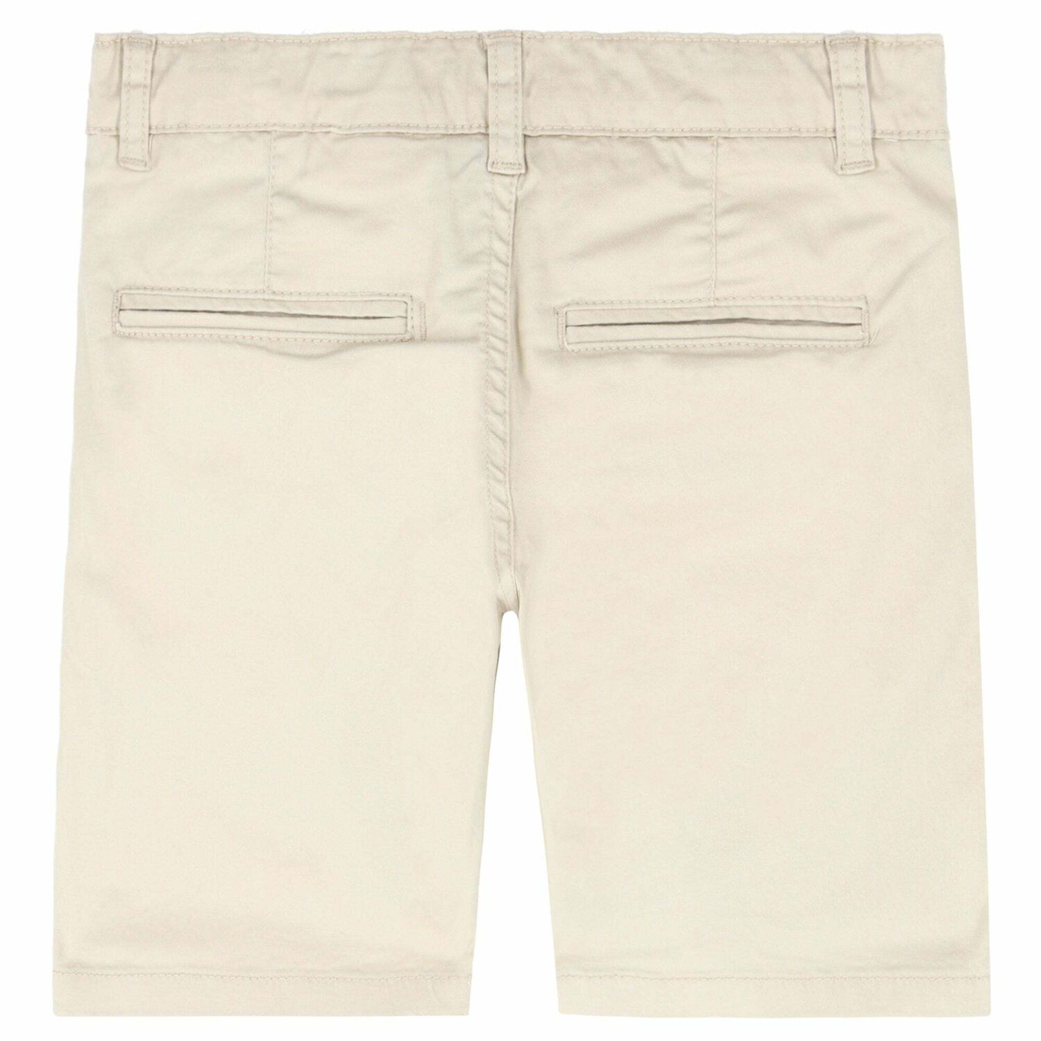 Boys Beige Cotton Shorts, 2, hi-res